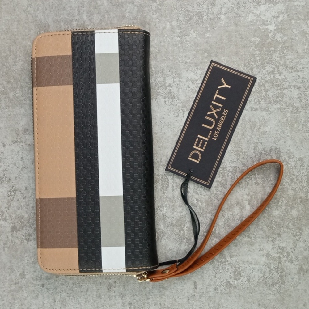 Deluxity Los Angeles Multi-Color Zip Wallet